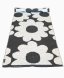 Rotor Design - Flora Plastmatta Svart/Vit 70x250