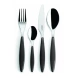 Guzzini - Feeling Bestickset Svart 24 delar