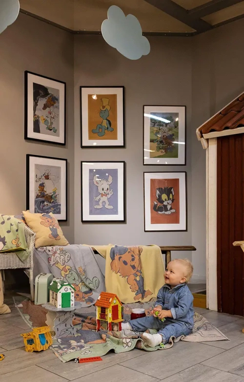 Ekelund Bamse Katten Jansson Handduk 35x50